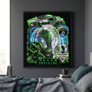 Monster Jam Alien Invasion Poster