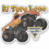 Monster Jam El Toro Loco Aufkleber (Vorderseite)