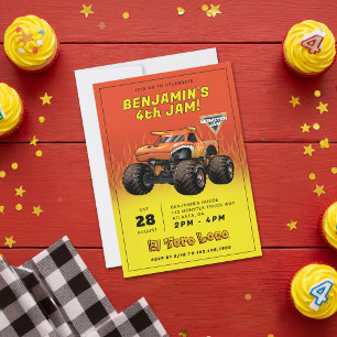 Monster Jam - El Toro Loco Geburtstag Einladung