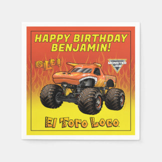 Monster Jam - El Toro Loco Geburtstag Serviette