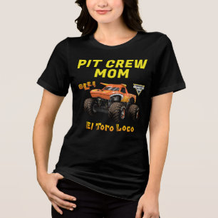 Monster Jam - El Toro Loco Geburtstags-Pit-Crew-Ma Tri-Blend Shirt