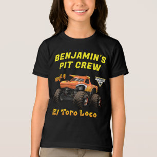Monster Jam - El Toro Loco Geburtstags-Pit-Crew Tri-Blend Shirt