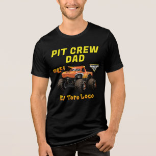 Monster Jam - El Toro Loco Geburtstags-Pit-Crew-Va Tri-Blend Shirt