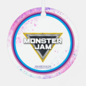Monster Jam Funkel Smash Ornament Aus Metall (Rückseite)