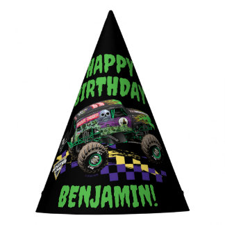 Monster Jam Grave Digger Alles Gute zum Geburtstag Partyhütchen