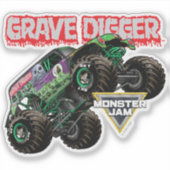 Monster Jam Grave Digger Aufkleber (Vorderseite)