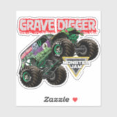 Monster Jam Grave Digger Aufkleber (Blatt)
