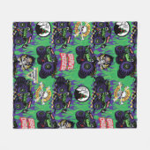 Monster Jam Grave Digger Fleecedecke (Vorderseite (Horizontal))