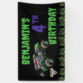 Monster Jam Grave Digger Geburtstag Banner (Vertikal)