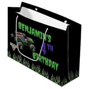 Monster Jam Grave Digger Geburtstag Große Geschenktüte