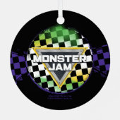 Monster Jam Grave Digger Ornament Aus Metall (Rückseite)