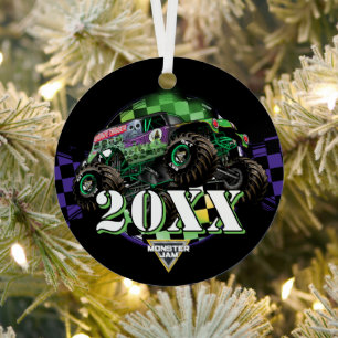 Monster Jam Grave Digger Ornament Aus Metall