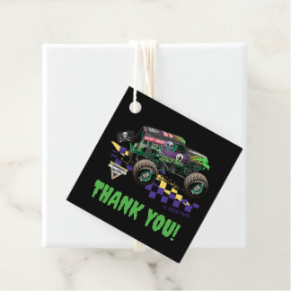 Monster Jam Grave Digger Thank You Geschenkanhänger