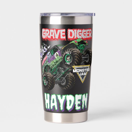 Monster Jam Grave Digger Thermobecher (Links)