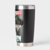 Monster Jam Grave Digger Thermobecher (Rückseite)