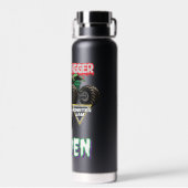 Monster Jam Grave Digger Trinkflasche (Rückseite)