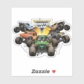 Monster Jam Gruppe Aufkleber (Blatt)