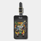 Monster Jam Gruppe Gepäckanhänger (Vorderseite vertikal)
