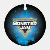 Monster Jam Gruppe Ornament Aus Metall (Rückseite)