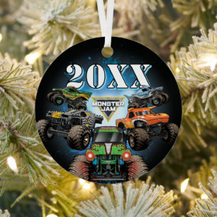 Monster Jam Gruppe Ornament Aus Metall