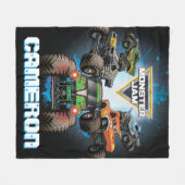 Monster Jam Gruppe - Personalisiert Fleecedecke (Vorderseite (Horizontal))