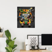 Monster Jam Gruppe Poster (Heimbüro)