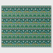 Monster Jam hässlicher Weihnachtspullover Geschenkpapier (Flach)