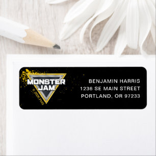 Monster Jam Logo Etikett