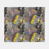 Monster Jam Max-D Fleecedecke (Vorderseite (Horizontal))