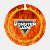 Monster Jam Max-D Ornament Aus Metall (Rückseite)