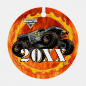 Monster Jam Max-D Ornament Aus Metall (Vorderseite)