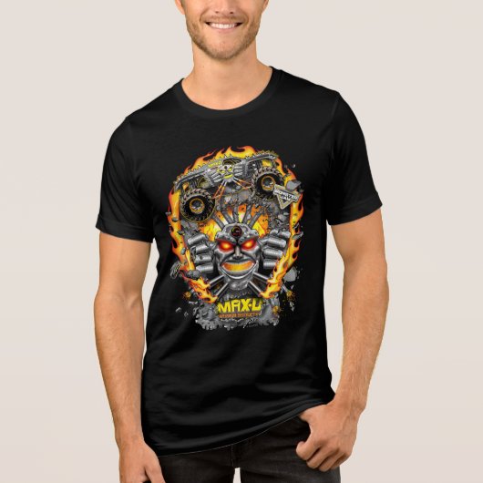 Monster Jam Max-D Tri-Blend Shirt (Vorderseite)