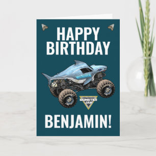 Monster Jam Megalodon Alles Gute zum Geburtstag Karte