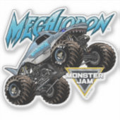 Monster Jam Megalodon Aufkleber (Vorderseite)