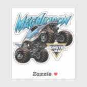 Monster Jam Megalodon Aufkleber (Blatt)
