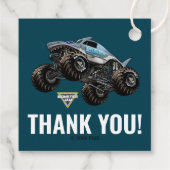 Monster Jam Megalodon Danke Geschenkanhänger (Rückseite)