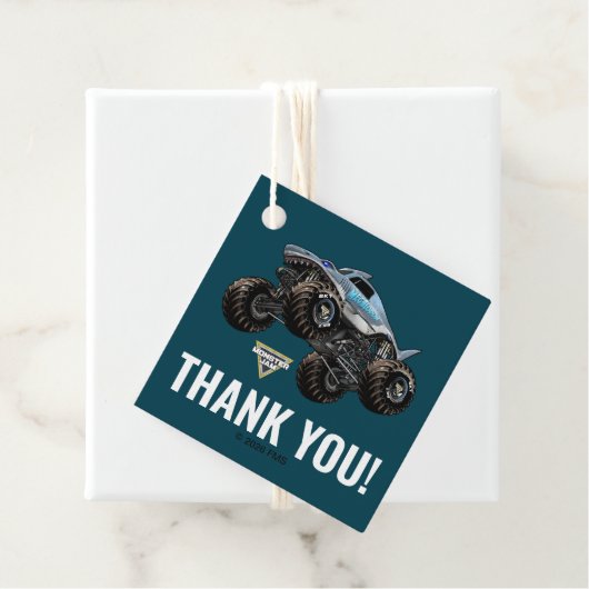 Monster Jam Megalodon Danke Geschenkanhänger (Beispiel)