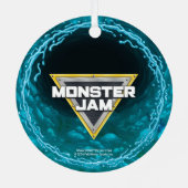 Monster Jam Megalodon Ornament Aus Metall (Rückseite)