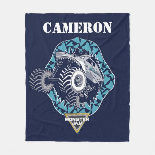 Monster Jam Megalodon - Personalisiert Fleecedecke