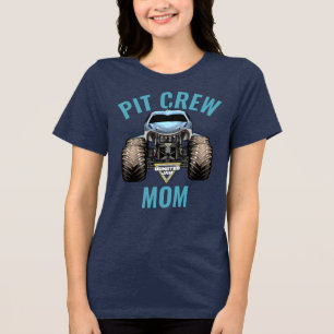 Monster Jam Megalodon Pit Crew Mama Geburtstag Tri-Blend Shirt