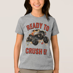 Monster Jam - Monster Mutt Bereit zum Zerstören Ge Tri-Blend Shirt