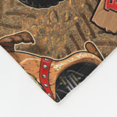 Monster Jam Monster Mutt Dalmatiner Fleecedecke (Ecke)