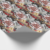 Monster Jam - Monster Mutt Geburtstag Geschenkpapier (Ecke)