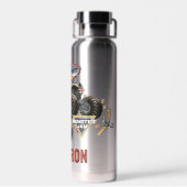 Monster Jam Monster Mutt Logo Trinkflasche (Rückseite)
