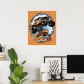 Monster Jam Monster Mutt Poster (Heimbüro)