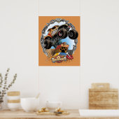 Monster Jam Monster Mutt Poster (Küche)