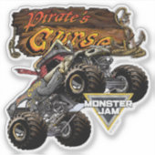 Monster Jam Pirate's Curse & Logo Aufkleber (Vorderseite)