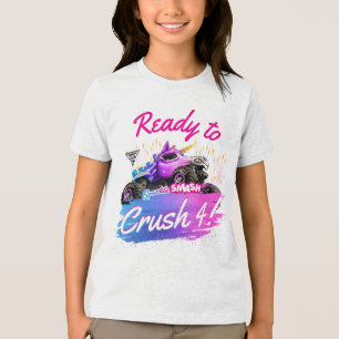 Monster Jam - Sparkle Smash Bereit zum Zermalmen Tri-Blend Shirt