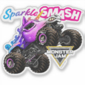 Monster Jam Sparkle Smash Big Air Aufkleber (Vorderseite)