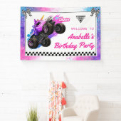 Monster Jam - Sparkle Smash Geburtstag Banner (InSitu)